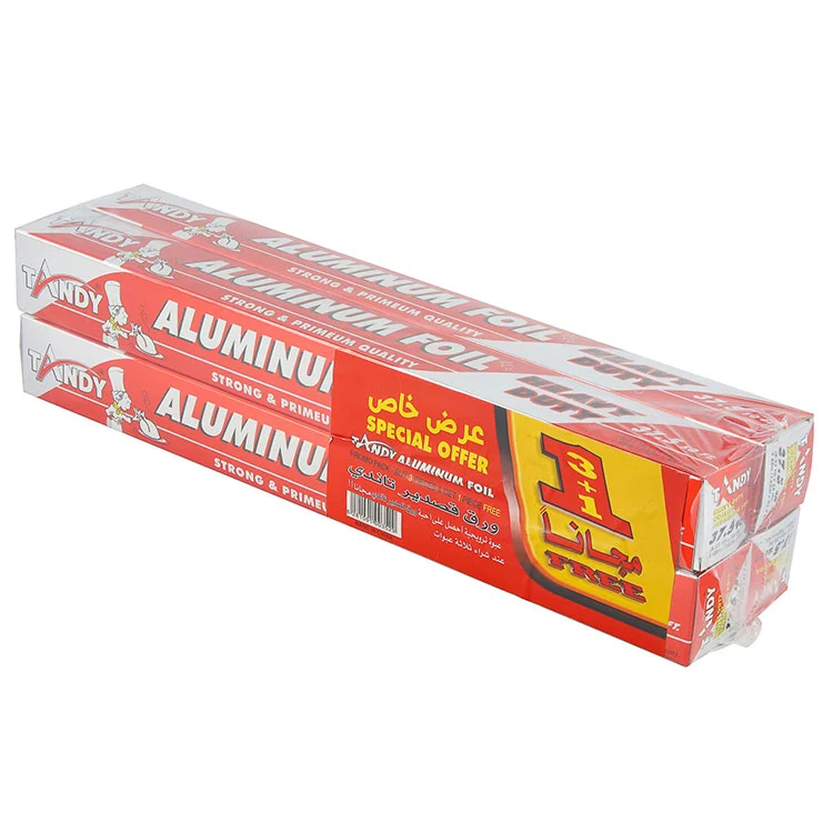 Alumiiniumfooliumiga toiduainete pakkimine köögirullid